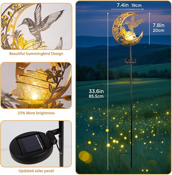 Solar Path Lights, Outdoor Walkway LED