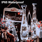 4-Pack 4ft Christmas LED String Lights, Waterproof Timer Lights