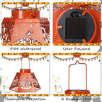 Courtyard Solar Lantern Set, Decorative Outdoor Lighting
