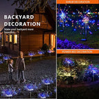 Solar Pathway Lights 4-Pack, Driveway LED