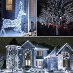 Christmas String Lights, 33ft 100 LED Waterproof Twinkle Lights