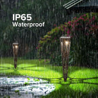 Solar Driveway Path Lights 6-Pack, IP65 Waterproof