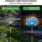 4-Pack Solar Landscape Lights for Walkway