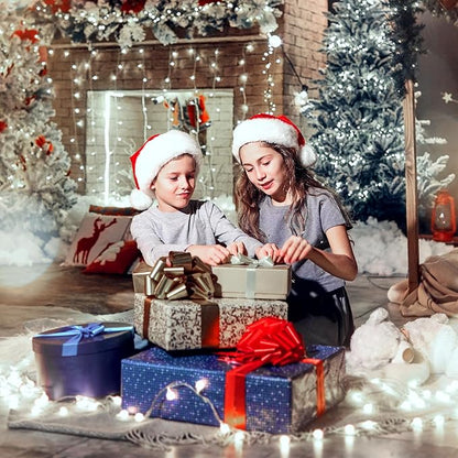 2-Pack Christmas String Lights, 60 LED Waterproof Twinkle Lights