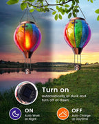 Charming Backyard Solar Lanterns for Porch, Waterproof LED