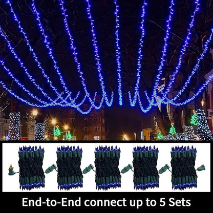20ft Christmas LED String Lights, Waterproof Timer Lights
