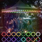Remote Control Rope Lights, 4ft Color-Changing LED