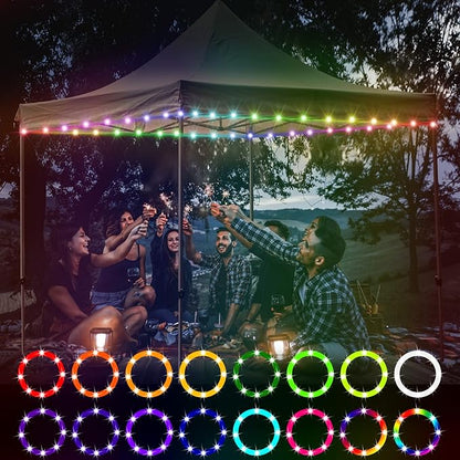 Remote Control Rope Lights, 4ft Color-Changing LED