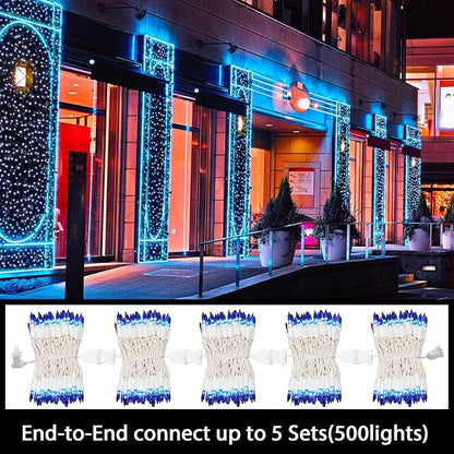 Christmas String Lights, Waterproof Twinkle Lights