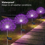 Solar Yard Path Lights 2-Pack, Waterproof