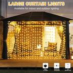 Warm White Yard String Lights, 20ft Weatherproof LED