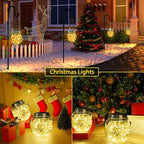 2-Pack Solar Path Lights, Outdoor Yard LED