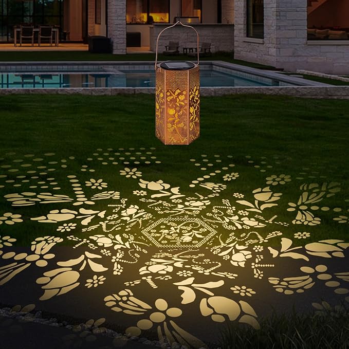 Dragonfly Solar Outdoor Lanterns, Charming Waterproof LED