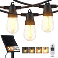 Outdoor String Lights, 48ft White Waterproof LED
