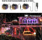 Christmas Fairy Lights, 67ft 200 LED Battery Twinkle Lights