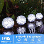 Solar Garden Path Lights, Waterproof