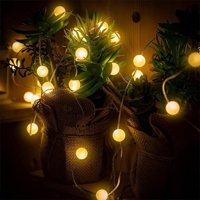 Outdoor String Lights, 10ft Waterproof LED