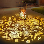 Solar Butterfly Lanterns, Backyard Hanging LED Decor
