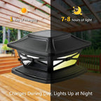 Solar Post Cap Lights, Waterproof LED