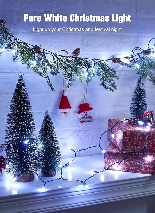Christmas Fairy Lights, 8ft 20 LED Battery Twinkle Lights