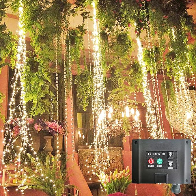 Christmas String Lights, 220 LED Waterproof Twinkle Lights