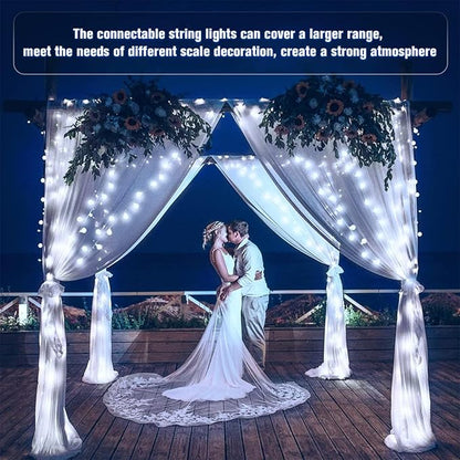Christmas Yard String Lights, 33ft 100 LED Waterproof
