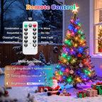 2-Pack Christmas String Lights, 132ft 400 LED Waterproof Twinkle Lights