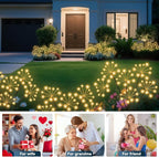 2-Pack Solar Pathway Lights, Waterproof LED Driveway Lights