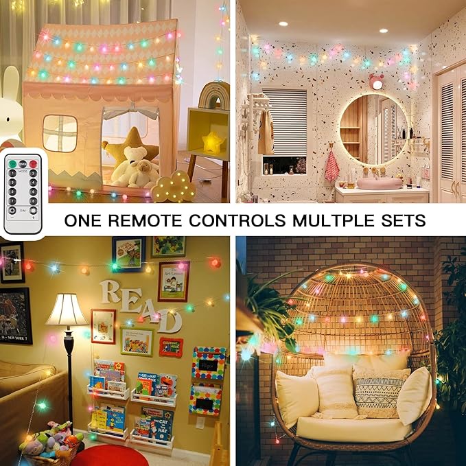 LED Patio String Lights, Waterproof Outdoor