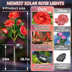 Flower Solar Lawn Figurine Light, Waterproof