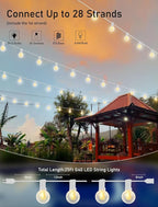 Christmas Yard String Lights, 25ft Waterproof
