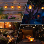 Solar Hanging Lanterns, Outdoor Hanging LED Decor