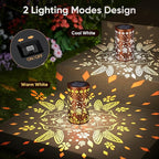Hummingbird Solar Lantern Set, Classic Garden Lighting