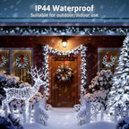 2-Pack Christmas Twinkle Lights, Waterproof for Backyard