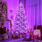 100 LED Christmas Twinkle Lights, 33ft Waterproof for Yard
