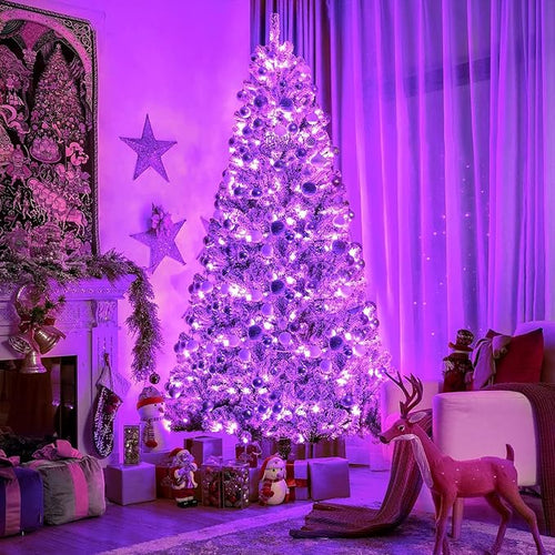 100 LED Christmas Twinkle Lights, 33ft Waterproof for Yard