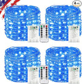 Christmas Fairy Lights 4-Pack, 20ft 60 LED Battery Twinkle Lights