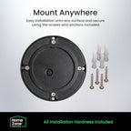 12-Pack Solar Dock Lights, Black Waterproof LED
