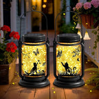 Butterfly Solar Garden Lanterns, Rustic Waterproof LED