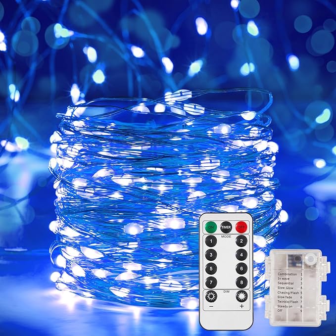 Christmas Yard String Lights 4-Pack, 4ft Waterproof