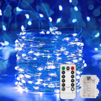 2-Pack Christmas String Lights, 4ft Waterproof Twinkle Lights