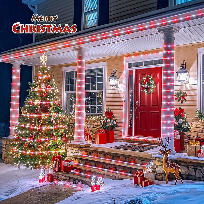 66ft LED Rope Lights, Remote Control Color-Changing