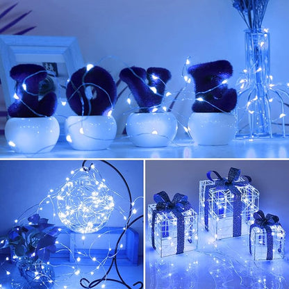 30-Pack Christmas String Lights, Waterproof Twinkle Lights