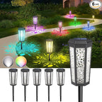 Solar Driveway Path Lights 6-Pack, Waterproof