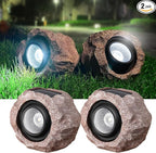 Solar Wall Spotlights 2-Pack, LED