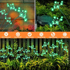 Green Solar Pathway Lights 2-Pack, Walkway LED