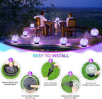 Solar Pathway Lights, Waterproof LED Garden Lights