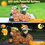 Gnome Solar Lawn Figurine Light, Waterproof