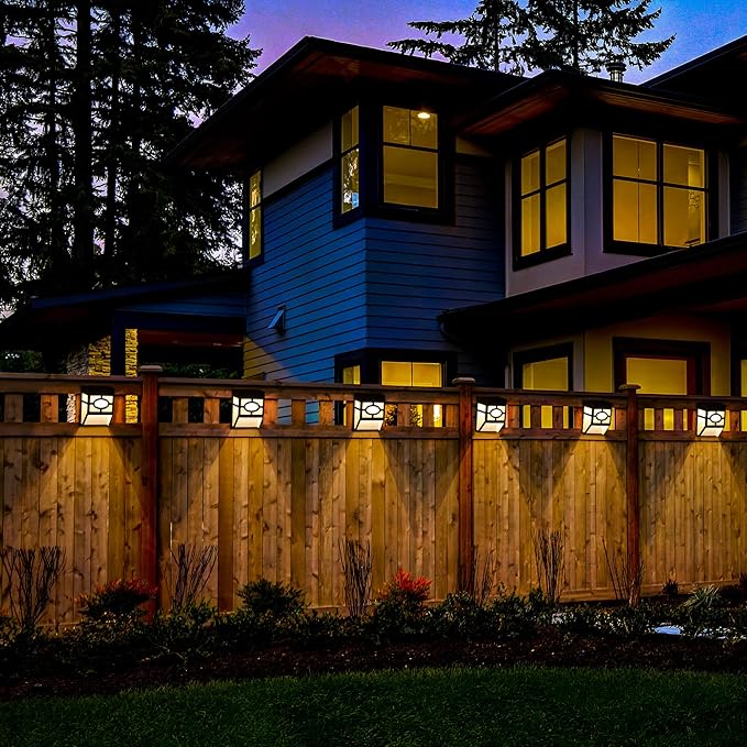 Solar Deck Lights, RGB Waterproof LED