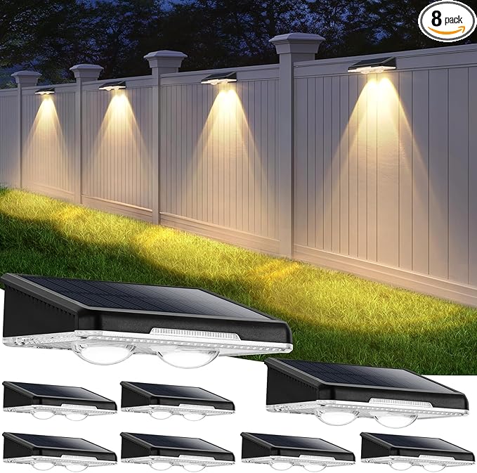 Bright Solar Deck Lights, Outdoor LED